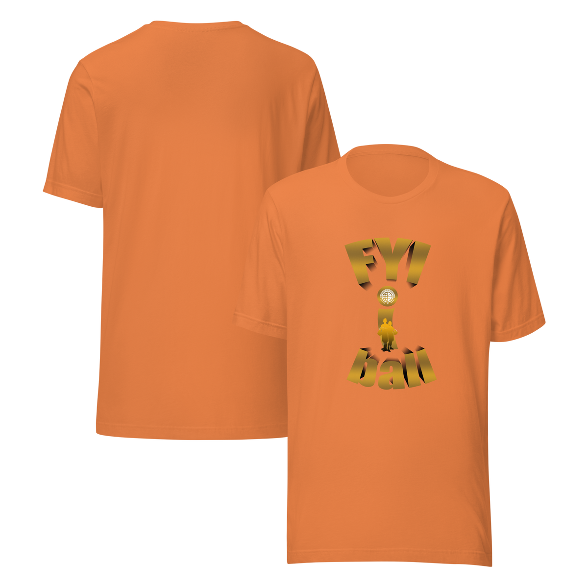 F.Y.I. I Ball Gold Adult Unsix Tee United By Hoops