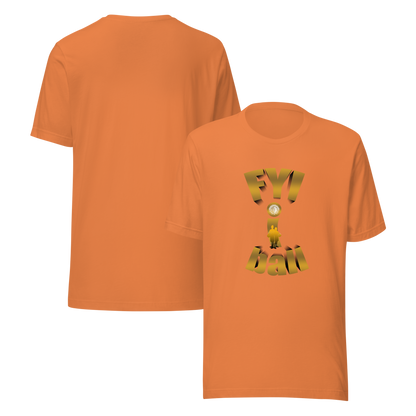 F.Y.I. I Ball Gold Adult Unsix Tee United By Hoops