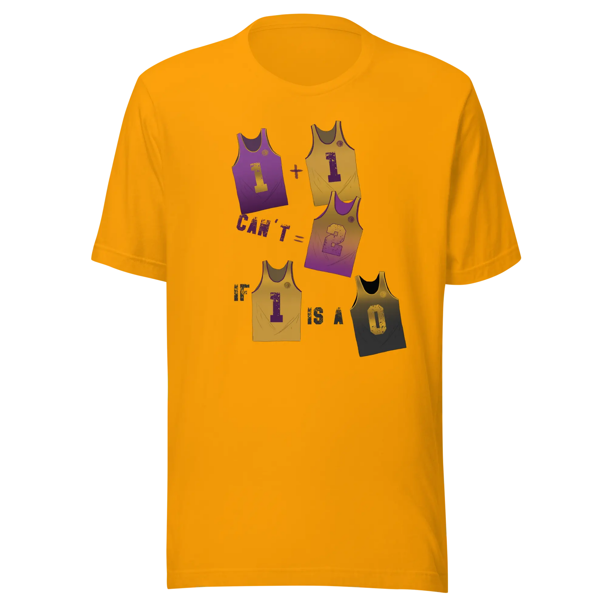Don't Be- Purp'n'Gold Unisex Tee United By Hoops