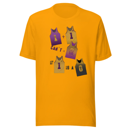 Don't Be- Purp'n'Gold Unisex Tee United By Hoops