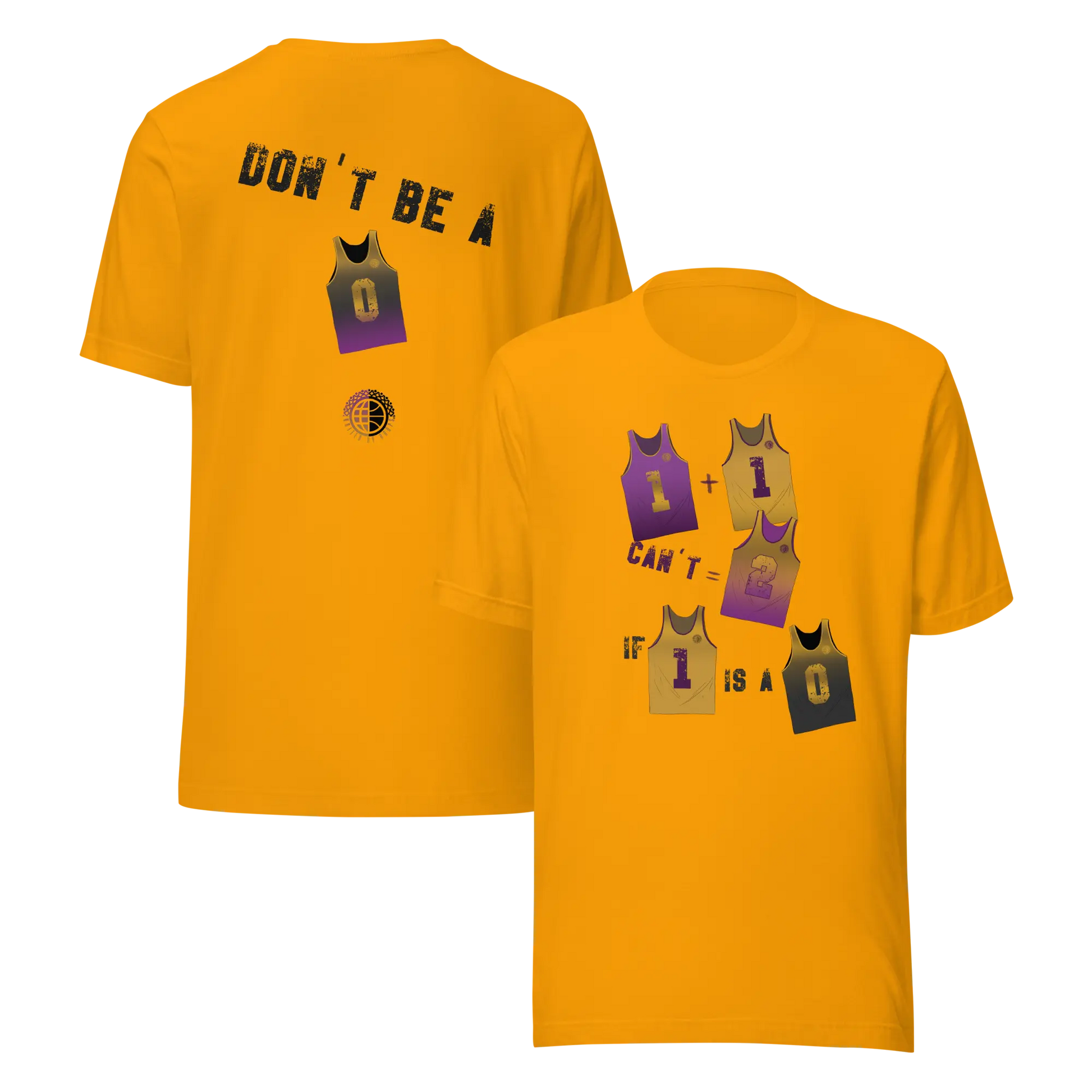Don't Be- Purp'n'Gold Unisex Tee United By Hoops