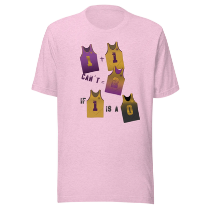Don't Be- Purp'n'Gold Unisex Tee United By Hoops