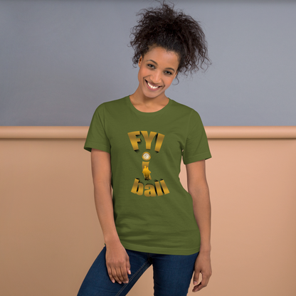 F.Y.I. I Ball Gold Adult Unsix Tee United By Hoops