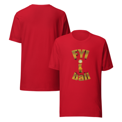 F.Y.I. I Ball Gold Adult Unsix Tee United By Hoops