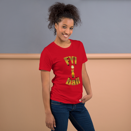 F.Y.I. I Ball Gold Adult Unsix Tee United By Hoops
