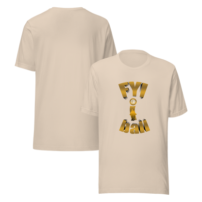 F.Y.I. I Ball Gold Adult Unsix Tee United By Hoops