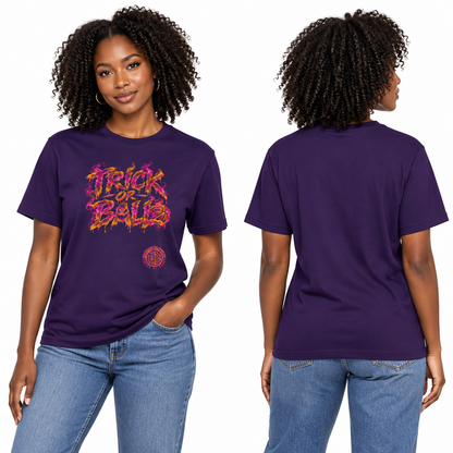 Trick Or Ball Halloween Limited Edition Adult Unisex t-shirt United By Hoops, LLC