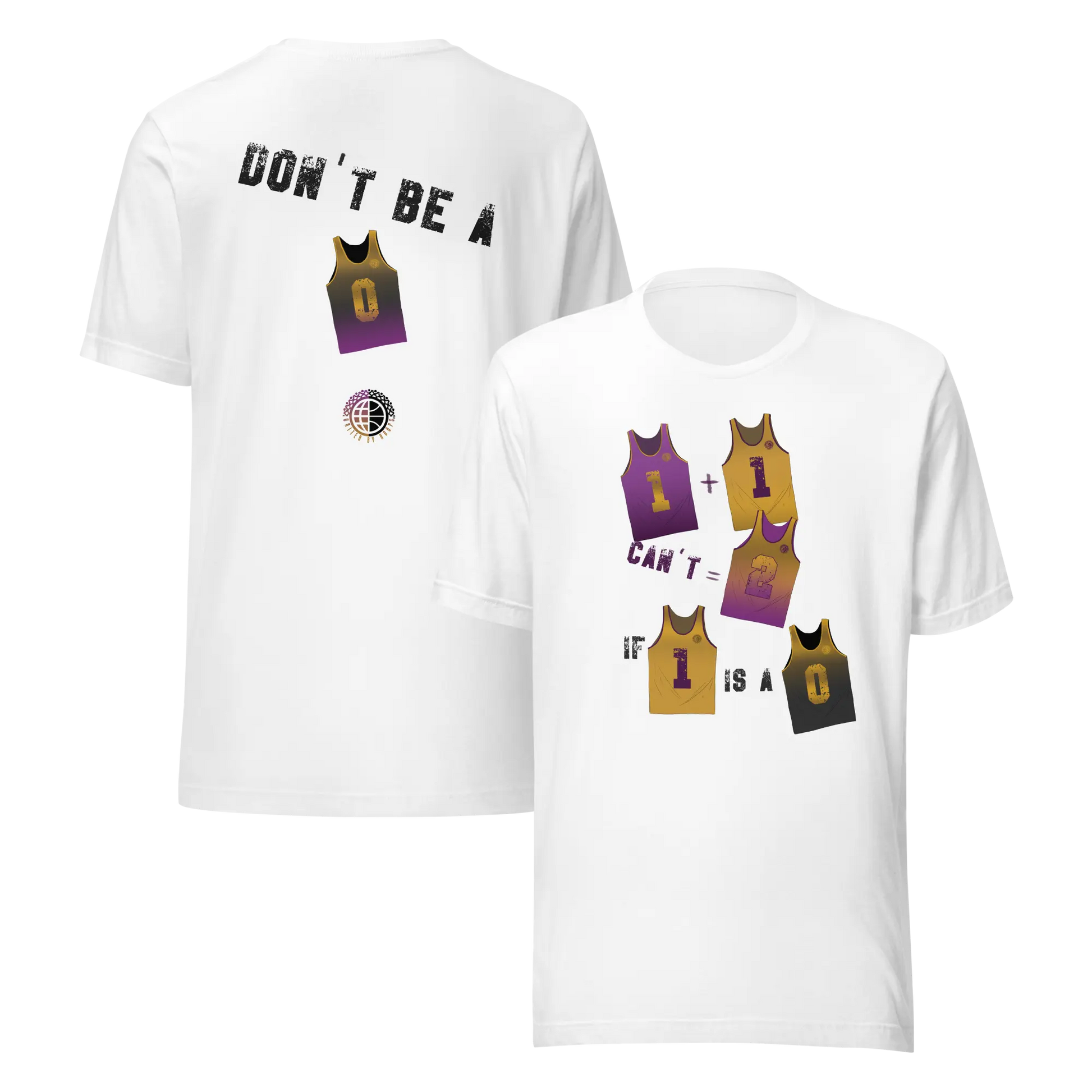 Don't Be- Purp'n'Gold Unisex Tee United By Hoops