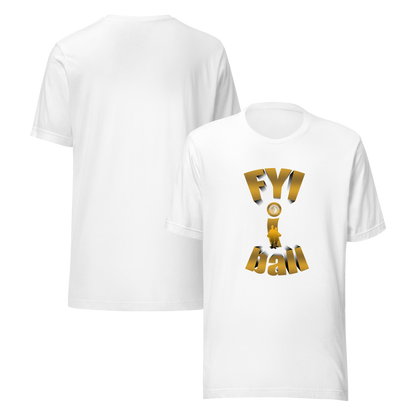 F.Y.I. I Ball Gold Adult Unsix Tee United By Hoops