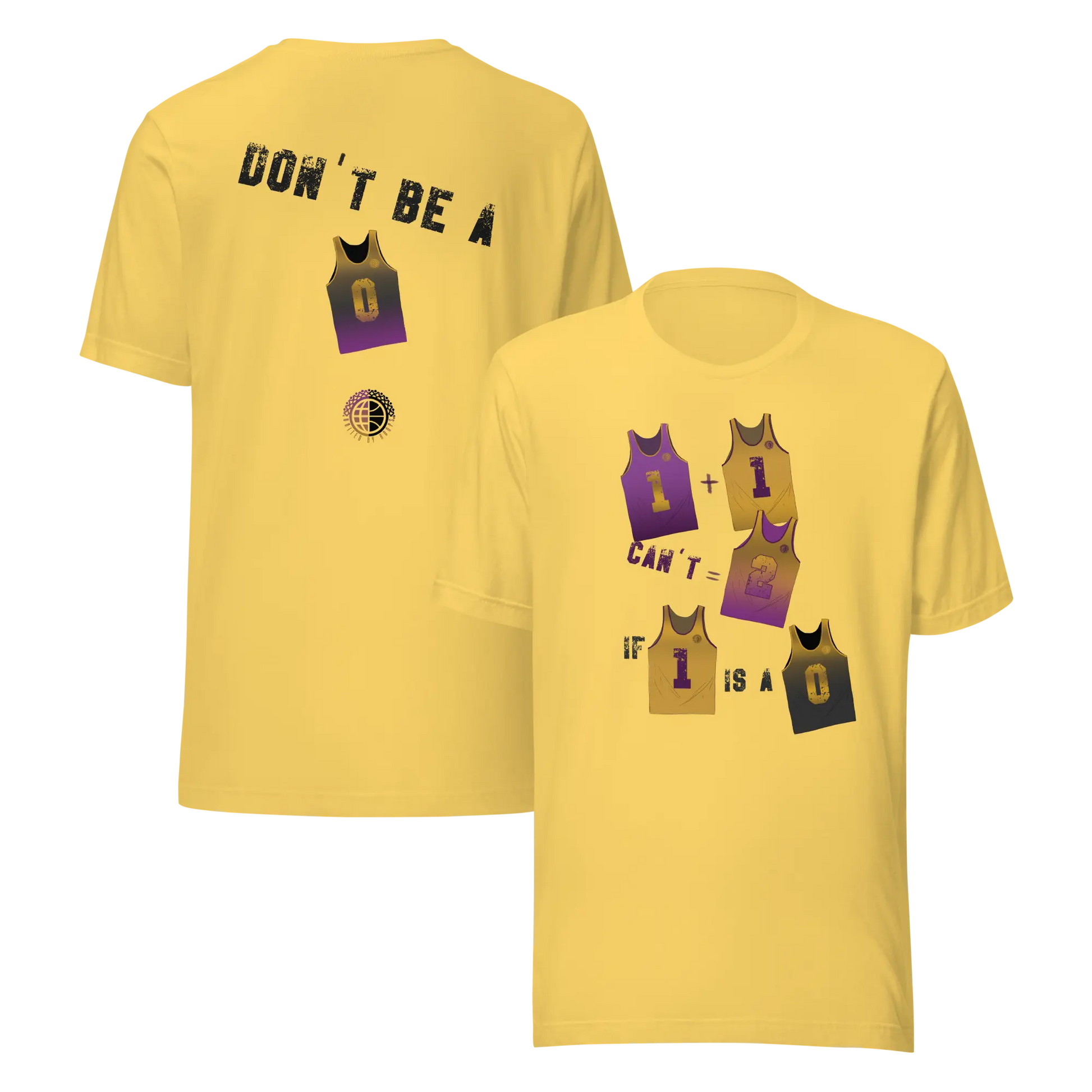 Don't Be- Purp'n'Gold Unisex Tee United By Hoops