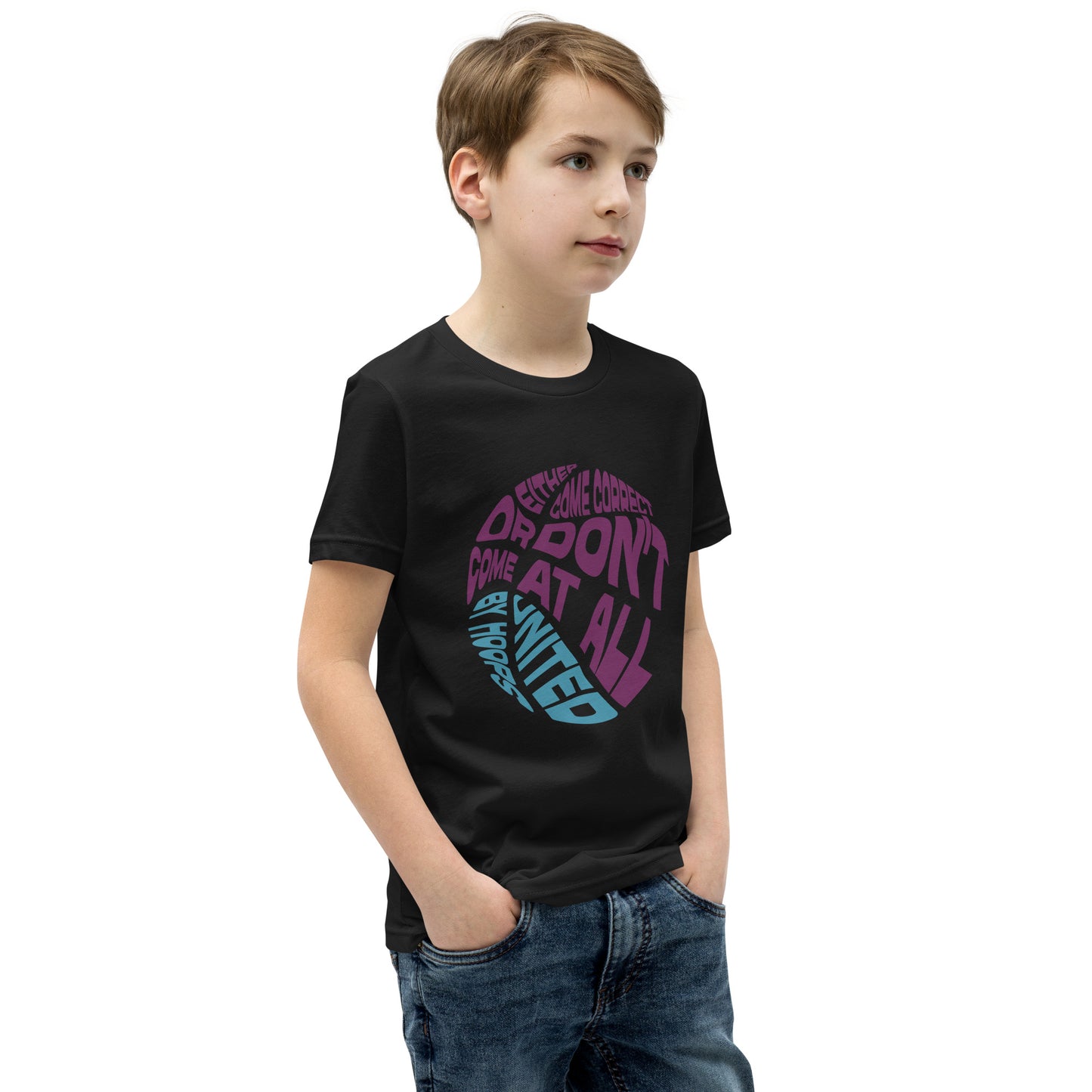 Statement Made Unisex Youth Purp Teal