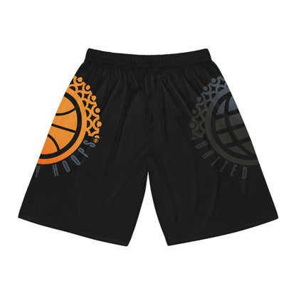 United By Hoops Unisex Basketball Shorts Black