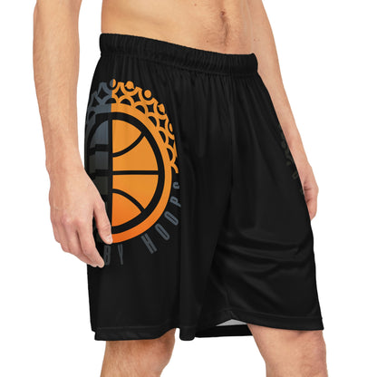 United By Hoops Unisex Basketball Shorts Black