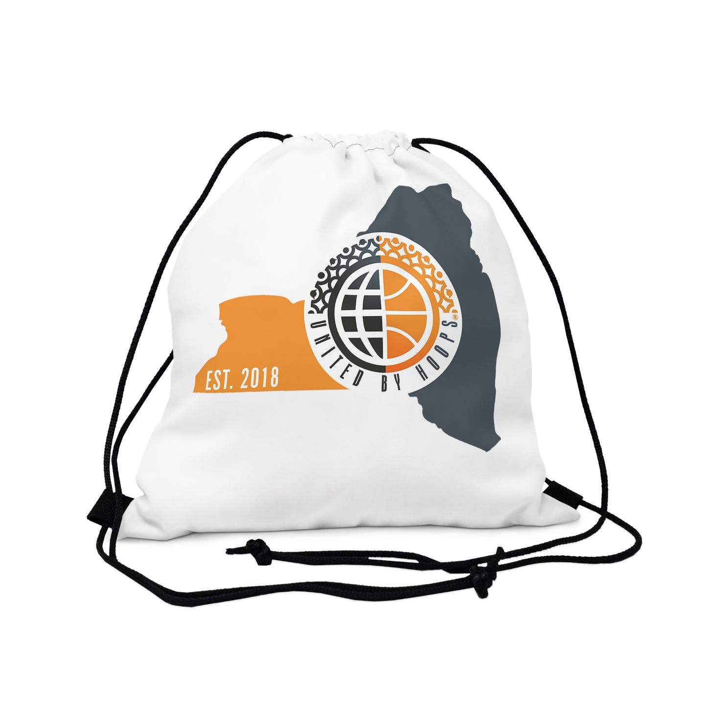 United By Hoops NYC Outdoor Drawstring Bag