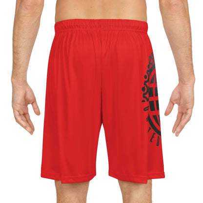 United By Hoops Red Basketball Shorts