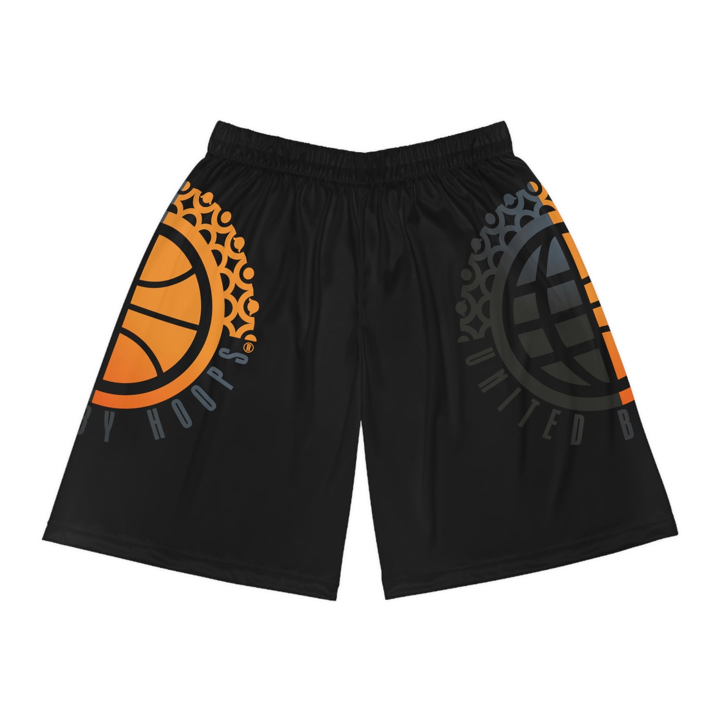 United By Hoops Unisex Basketball Shorts Black