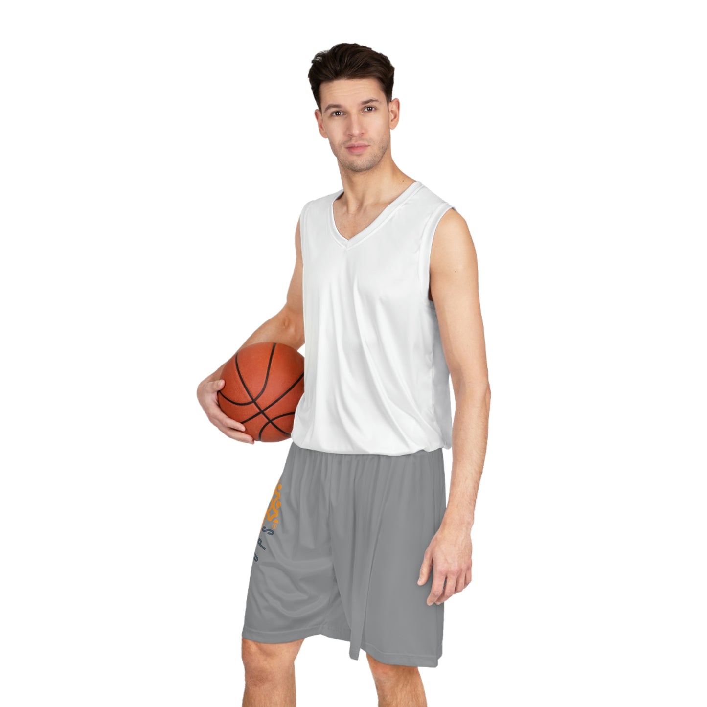 United By Hoops Cool Grey Basketball Shorts