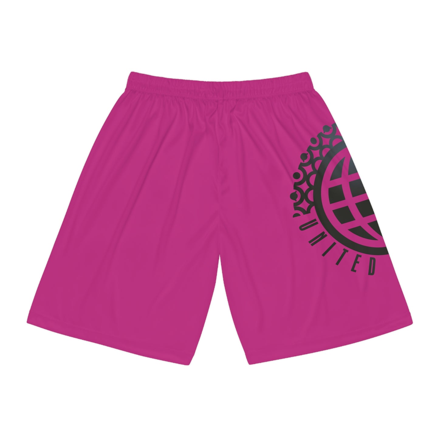 United By Hoops Pink Basketball Shorts