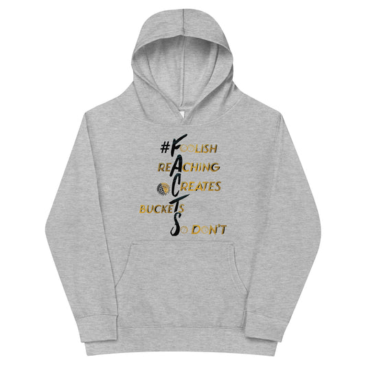 #F.A.C.T.S. Youth Gold Hoodie