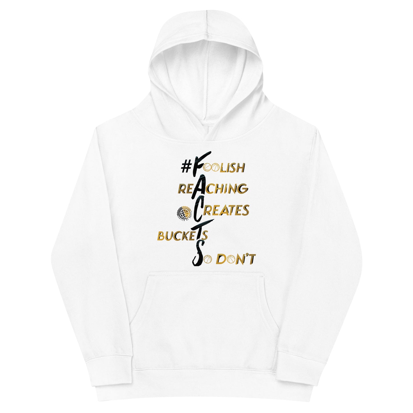 #F.A.C.T.S. Youth Gold Hoodie