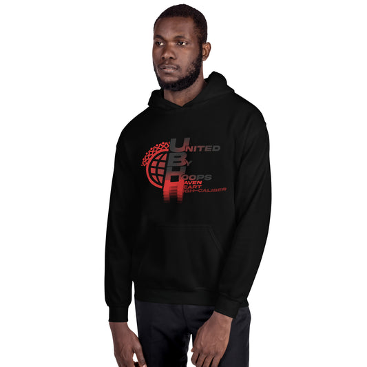 3H Red Fade Unisex Hoodie