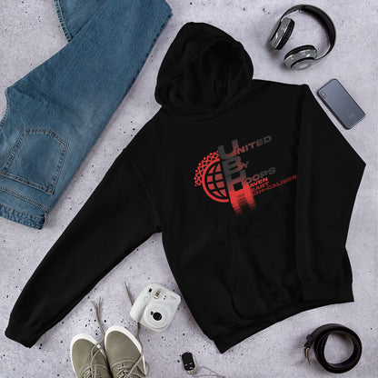 3H Red Fade Unisex Hoodie