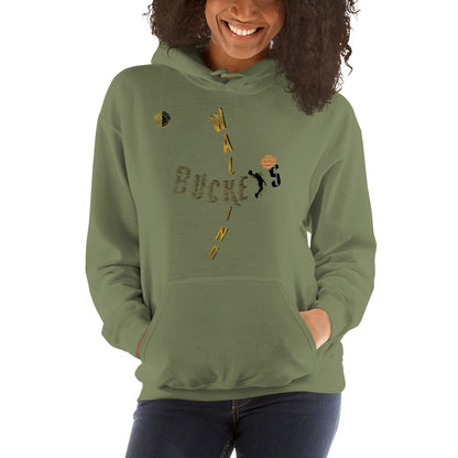 Walking Buckets Gold Unisex Hoodie