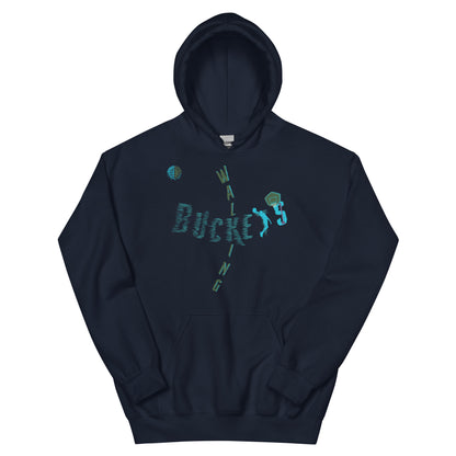 Walking Buckets Teal Unisex Hoodie